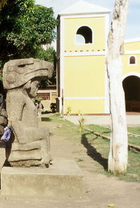 Sculpture park next to the cathedral of Altagracia
