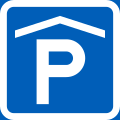 Parking garage (formerly used )