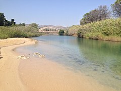 La riverbuŝo de la rivero Cassibile