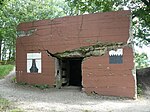 Beschilderde Duitse bunker