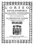 Miniatura per L'Orfeo