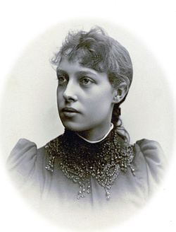 Gerda Lundequist, elev vid Dramatiska teatern, 1889-90