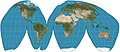 Image 2The Goode homolosine projection is a pseudocylindrical, equal-area, composite map projection used for world maps.