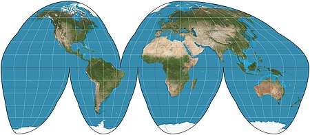 Goode homolosine projection