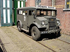 Chevrolet Stabsbil brukt som buss av HTM busselskapet i Haag, 1948.