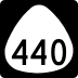 Hawaii Route 440 marker