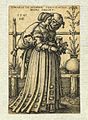 Ганс Себальд Бехам. «Молода пані і смерть-блазень», 1541 р.