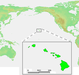 Regno delle Hawaiʻi - Localizzazione