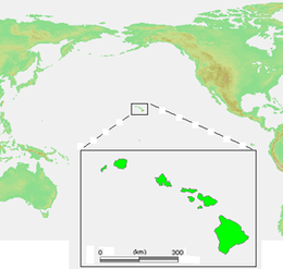 Hawaii - Localizzazione