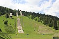 Igman ski-jumping hills during spring