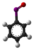 Ball-and-stick model of iodosobenzene