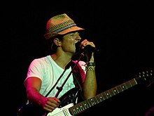 Jason Mraz a la presentació al Fair St. Louis - Juliol 1, 2006.