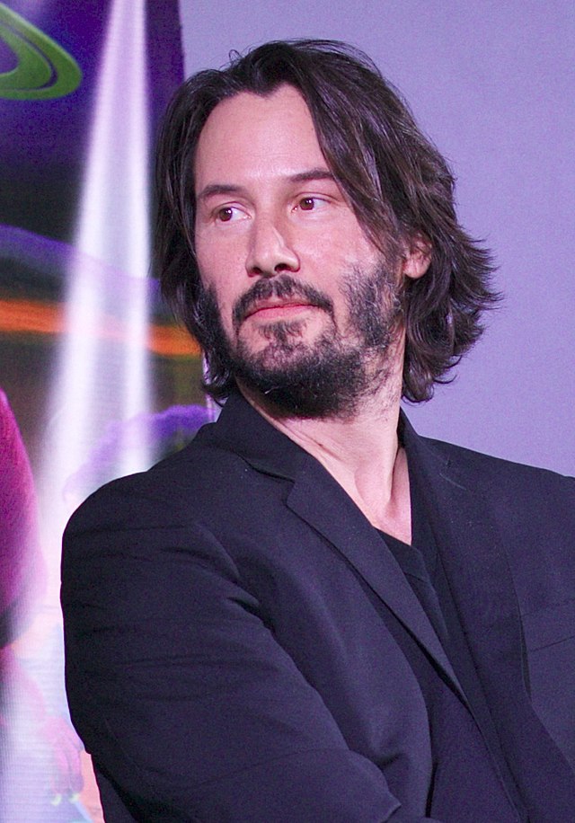 A photograph of Reeves in 2013