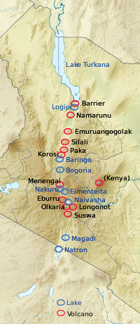 Kenya Rift Valley volcanoes and lakes.svg