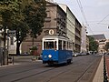 Konstal N from 1954 operated in Warsaw