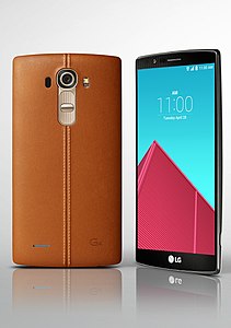 Das LG G4 mit brauner Rückseite