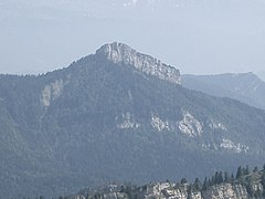 Face Nord-ouest, depuis le sommet de la Grande Sure