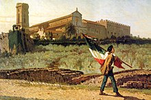 フィレンツェの最初のイタリア国旗(1859)