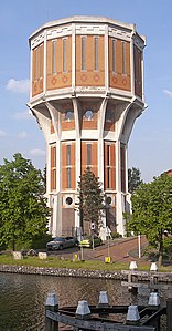 Watertoren bij Wilhelminabrug