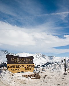 Loveland Pass Ende März