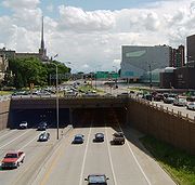 Lowry Hill Tunnel in Minneapolis.
