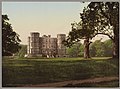 Château de Lulworth dans le parc