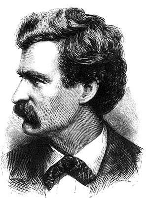 Mark Twain picture from Appleton's Journal Jul...