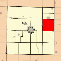 Location in McDonough County