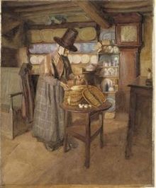 Market Day in Old Wales by Sydney Curnow Vosper (1910) Market Day in Old Wales (1910).jpg