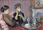 [en→uz]Mary Cassatt, Tea, 1880