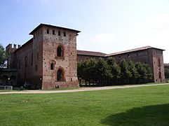 Maschio del castello, veduta dal cortile interno