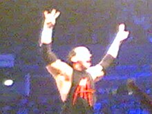 Hardy during WWE's Eddie Guerrero tribute tour in 2005 Matt Hardy 2005 2.jpg