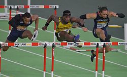 Men's 60 metres hurdles Portland 2016.jpg