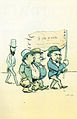 1 Mai 1900 - 8 ore de lucru (D.A. Sturdza, Anastase Stolojan, Gheorghe Pallade și ... Mihail Pherekyde), caricatură de Nicolae S. Petrescu-Găină