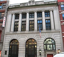 La oficina de la Biblioteca Pública de Nueva York en Chatham Square.