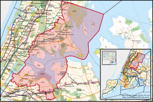 New York's 14th congressional district (new version) (since 2023).svg
