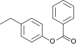 Strukturformel von 4-Ethylphenylbenzoat