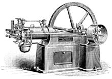 An Otto Engine from 1880s US Manufacture PSM V18 D500 An american internal combustion otto engine.jpg