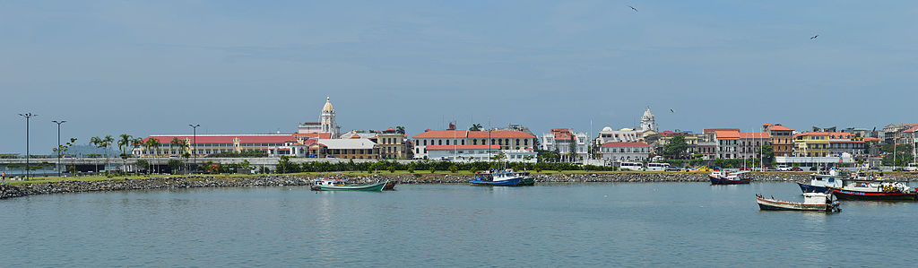 Panoram of Casco Viejo in Panama City