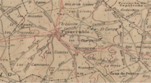 Plano del antiguo municipio de Perorrubio