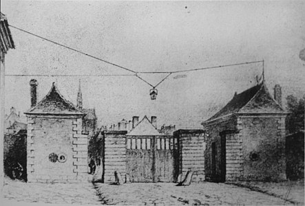 La nouvelle porte Fléchambault à partir de 1780 et détruite en 1846.