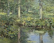 セオドア・ロビンソン "The Duck Pond" 1890年頃
