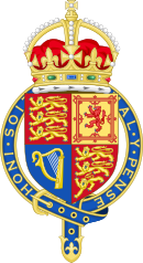 Royal Arms of the United Kingdom (Crown & Garter) (2022).svg