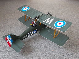 S.E.5a model aircraft from E-flite ARF kit