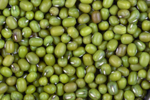 A close up picture of green gram, (mung bean, ...