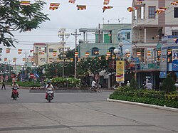 Hung Vuong street in Sa Đéc