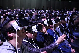 Samsung Gear VR during Mobile World Congress 2016