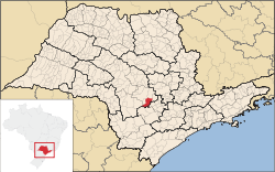 Localização de Bofete em São Paulo