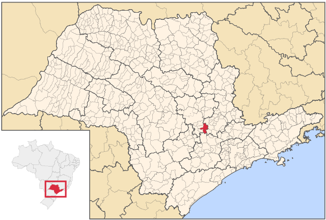 Localização de Capivari em São Paulo