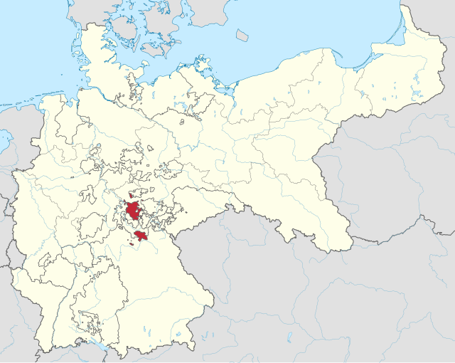 Położenie Saksonii-Coburga-Gothy